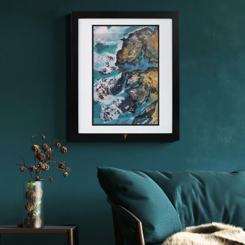 the oceans ryhthm paintng interior look