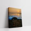 A kiss to the rocks Goa Landscape stretched canvas or box print by Arts Fiesta