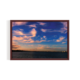 The Dancing Clouds Dublin brown framed print by Arts Fiesta