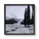 Snow Land Pahalgam Kashmir black frame by Arts Fiesta