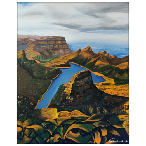 South African wilderness paintings Discover mountain landscape paintings, river landscapes, and cliff art at our website, Perfect for your living room