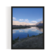 The Sandy River Ladhak Landscape black framed print by Arts Fiesta