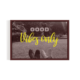 Good Vibes Only Landscape brown print by Arts Fiesta