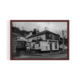 The old cafe Ireland dublin Landscape brown framed print by Arts Fiesta