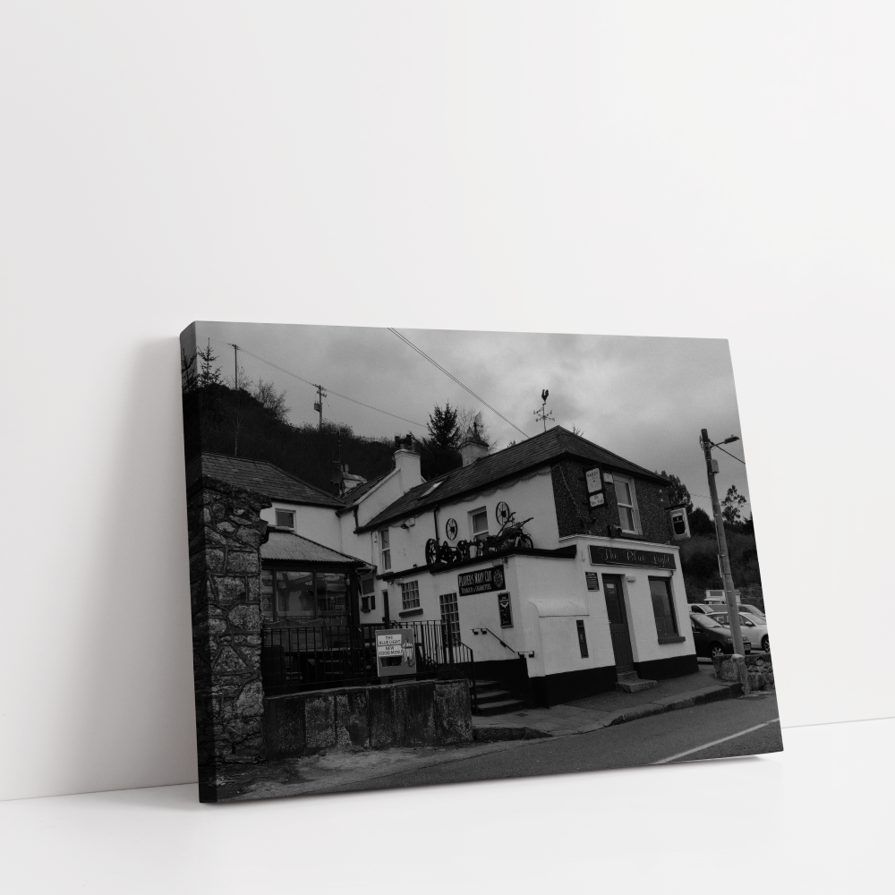 The old cafe Ireland dublin Landscape stretched canvas box print by Arts Fiesta