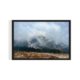 Mountain World Sikkim Landscape black framed print by Arts Fiesta