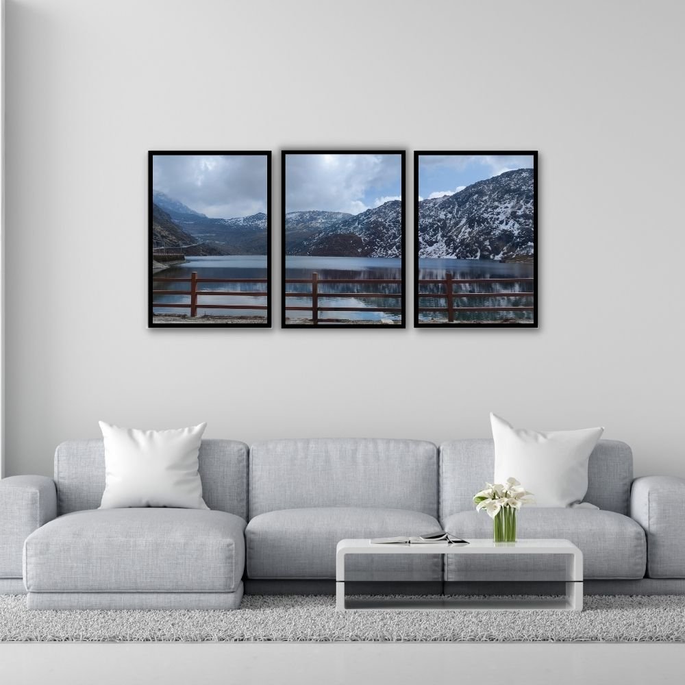 Changu Lake Sikkim Framed Print (set of 3)