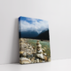 Wishing Stones Sikkim Landscape stretched canvas or box print by Arts Fiesta