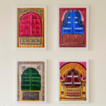 Set of 4 Jharokhas