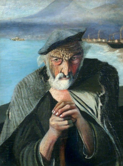 Top 6 Mysterious Paintings In The World Strangest And Unsolved Artworks   Old Fisherman 