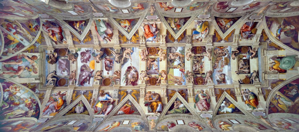 the painted ceiling of the Sistine Chapel, World's Top 9 Art Destinations to explore