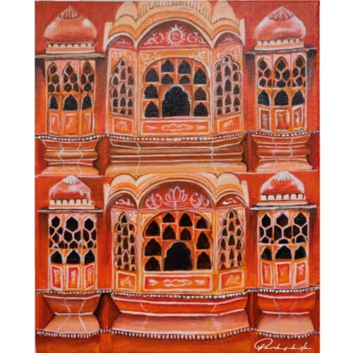 Discover the beauty of Hawa Mahal in Jaipur through our website. Explore our collection of nature-inspired, original paintings for your home decor.