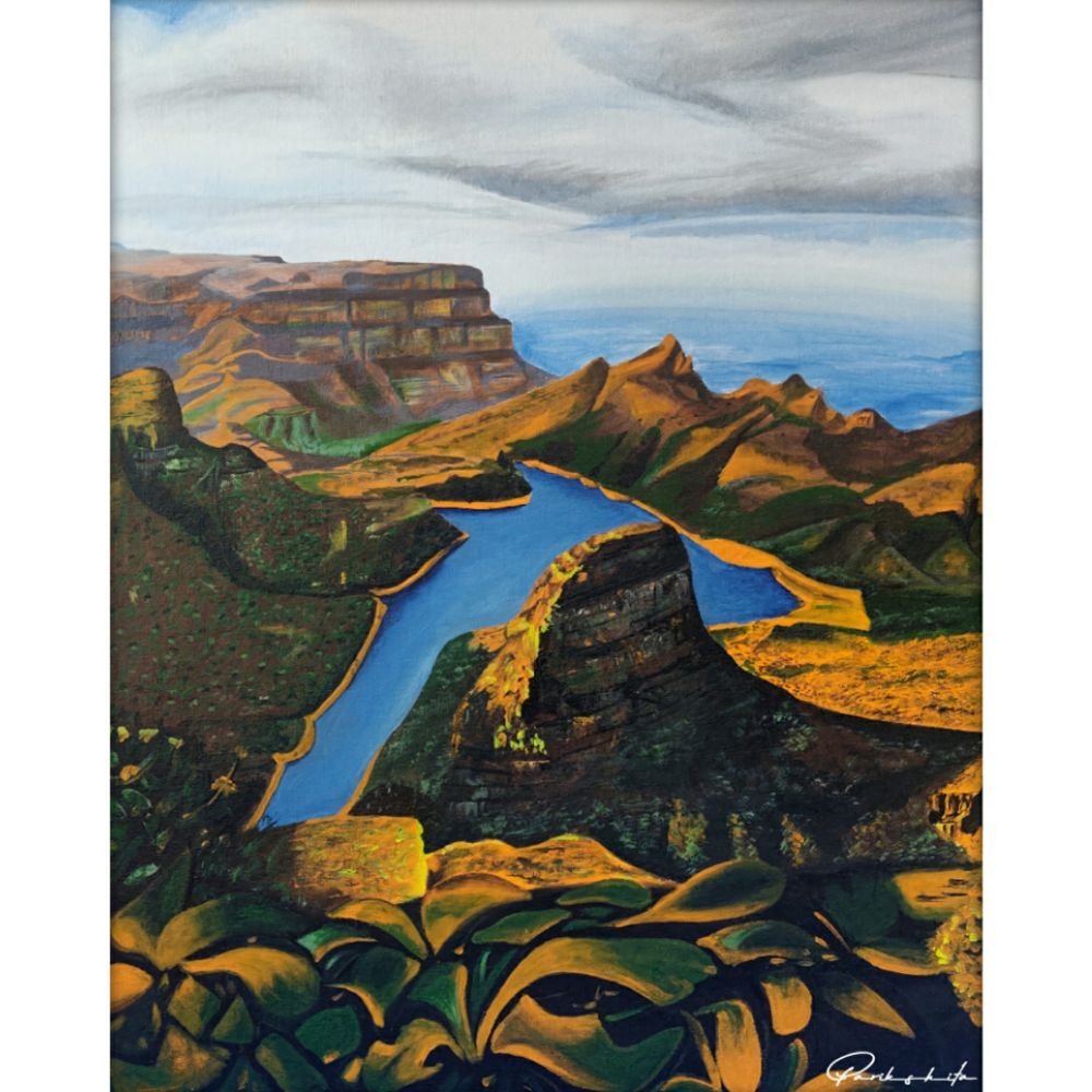 Wild inspired by South African landscape painting by Parikshita Jain is one of the 10 best landscapes inspiration for painting