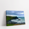 Causeway Coast Northern ireland Landscape stretched canvas box print by Arts Fiesta