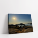 Jawai Dam Rajasthan Landscape stretched canvas box print by Arts Fiesta