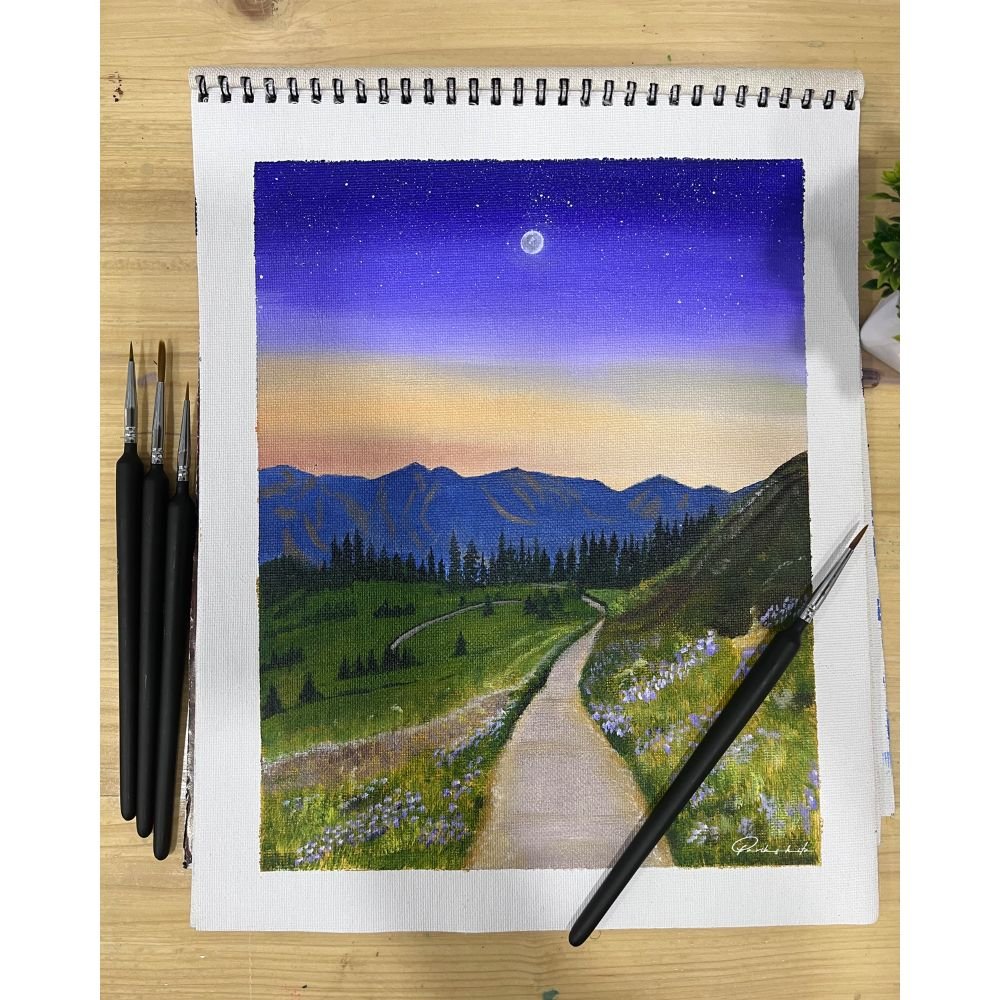 summer Love original acrylic canvas painting by Parikshita Jain