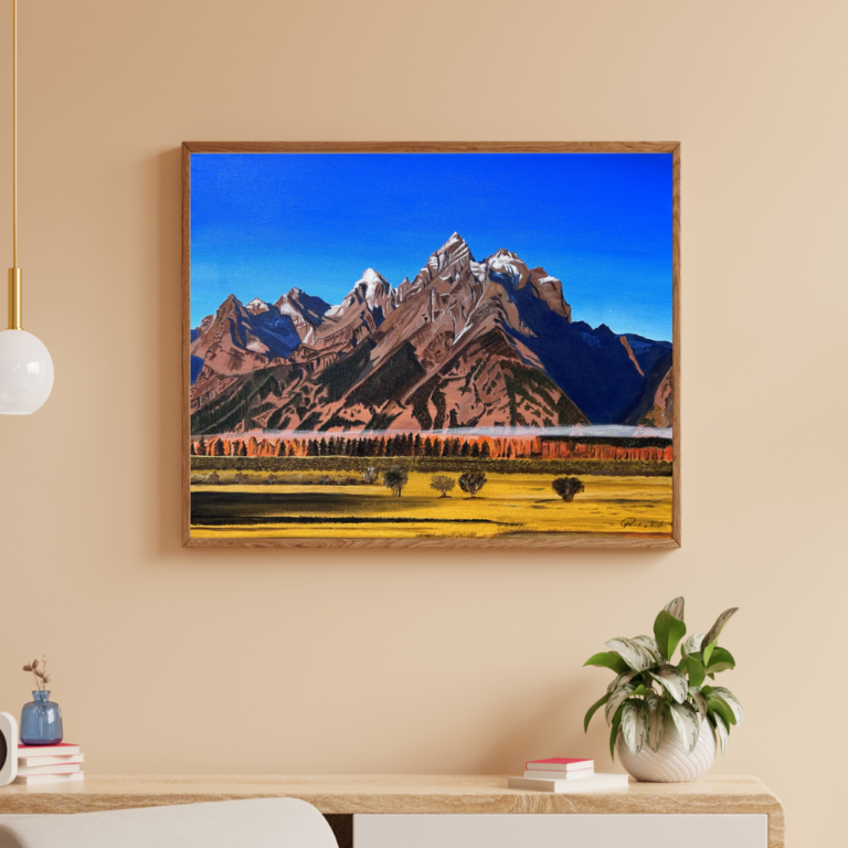 Grand Teton National Park Buy orignal canvas Painting Online Arts
