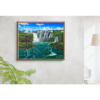 Iguazu Falls acrylic landscape canvas painting by Parikshita Jain interior 2