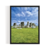 Stonehenge UK London Landscape black framed print by Arts Fiesta