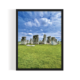 Stonehenge UK London Landscape black framed print by Arts Fiesta