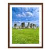 Stonehenge UK photo print by Parikshita Jain, brown frame