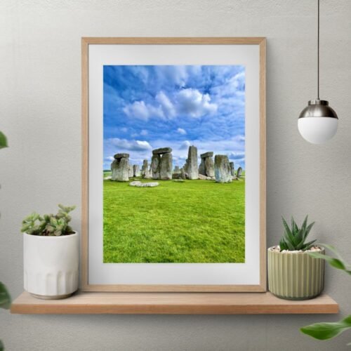 Stonehenge UK photo print interior look 2 by Parikshita Jain