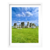 Stonehenge UK photo print by Parikshita Jain, white frame