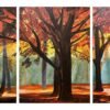 autumn love canvas painting by Parikshita Jain