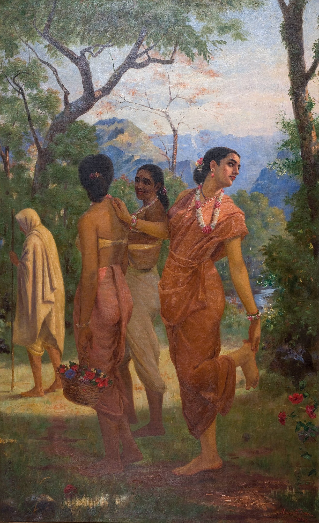 "Shakuntala" by Raja Ravi Varma