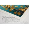 Golden Leaves 2 abstract art paper print look