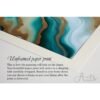 Water and Sand Waves abstract art paper print look