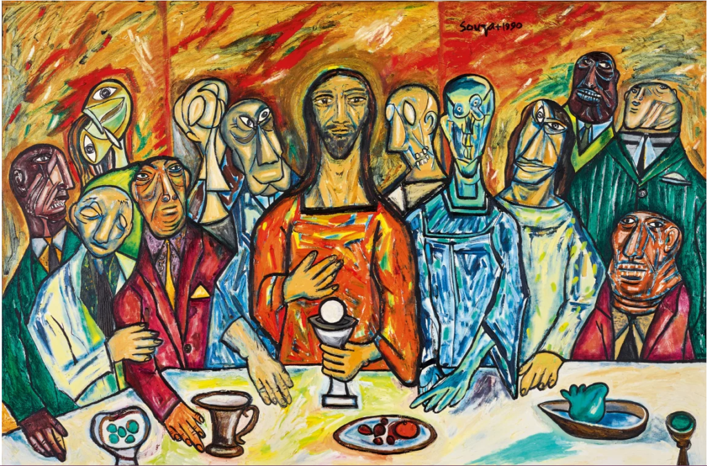 Francis Newton Souza, Last supper painting