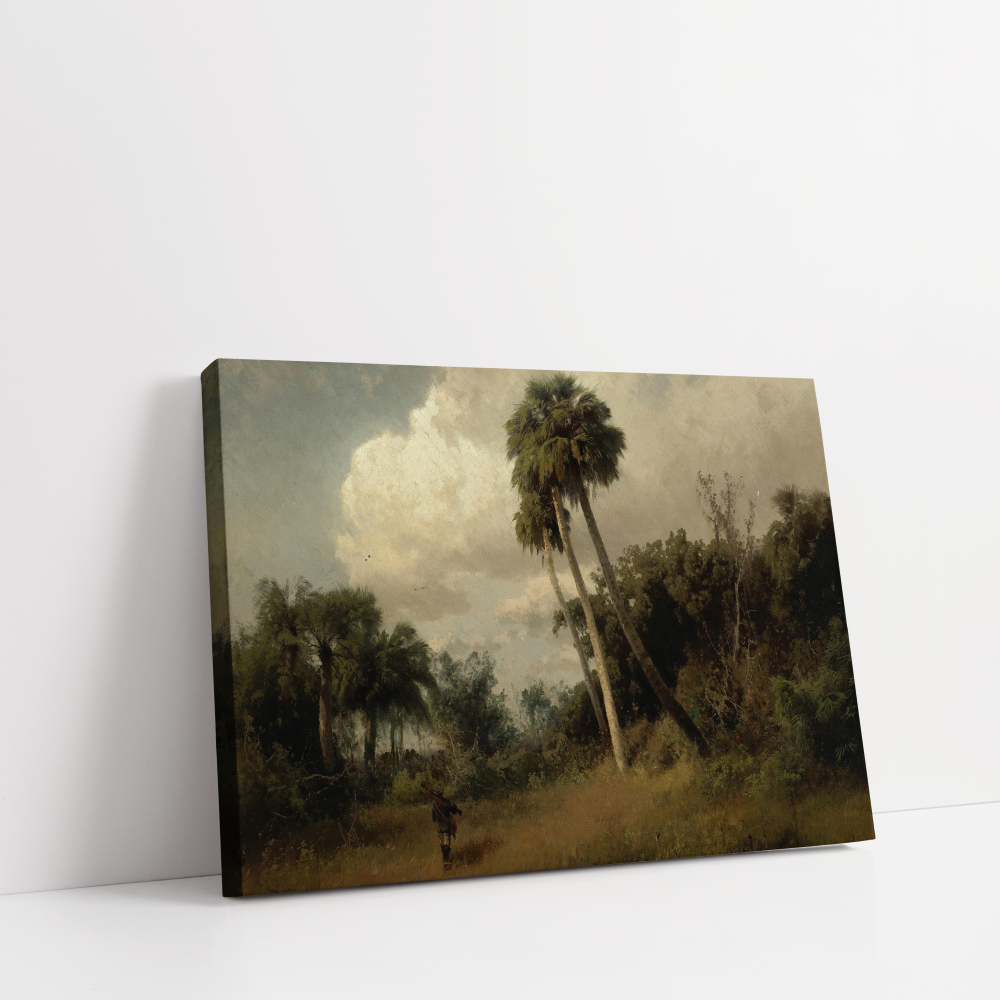 Summer Landscape, Vintage Landscape, stretched canvas framed print, for wall decor - Arts Fiesta Online Art Gallery