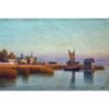lagorio gorodka oil painting - vintage landscape painting