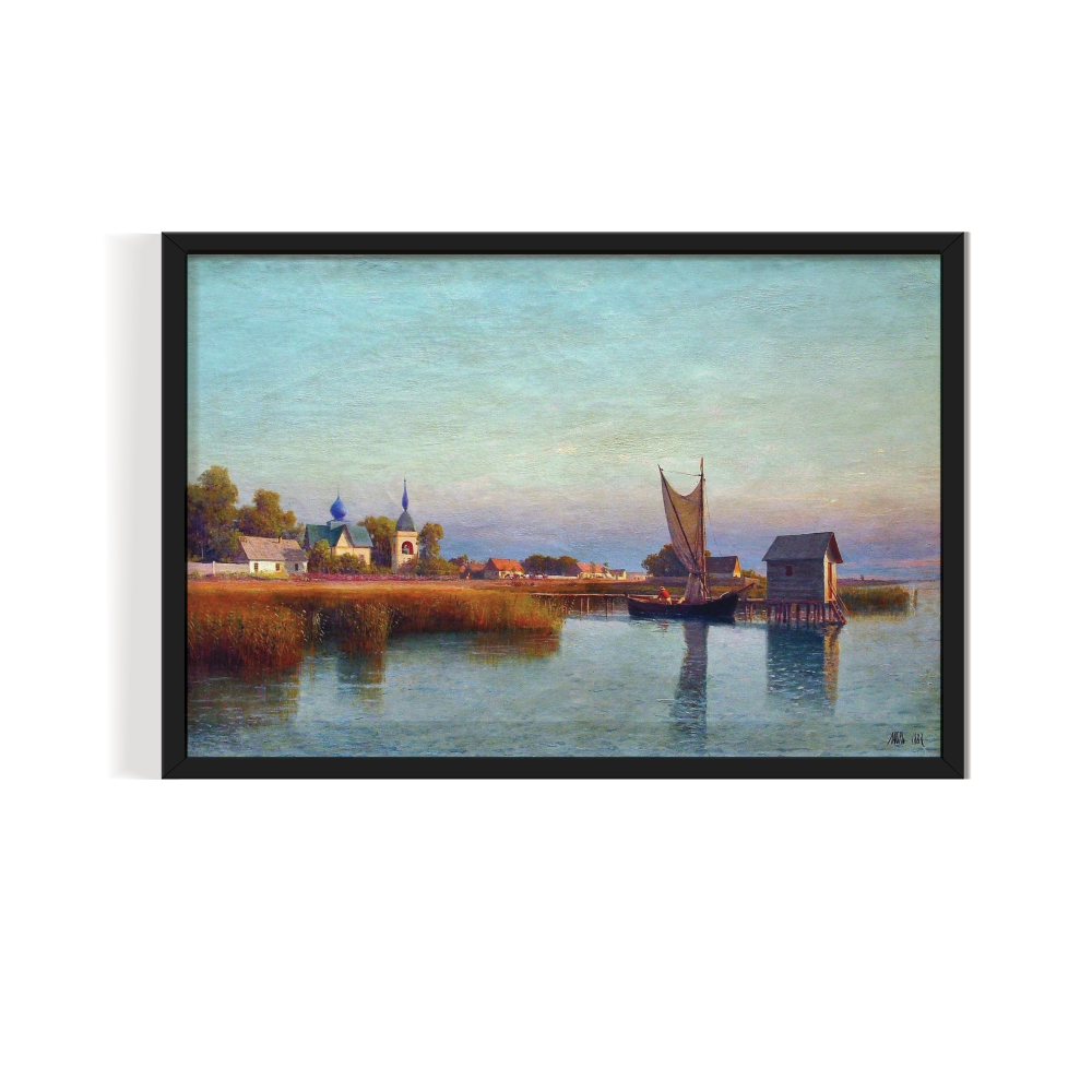 Portside Oil Painting,