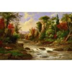 Riverside Oil Painting