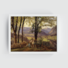 view of ischl, Vintage Landscape, white framed print, for wall decor - Arts Fiesta Online Art Gallery