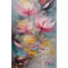 Abstract Flowers Abstract painting on canvas print for wall decor by artsfiesta.com