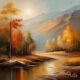 Landscape Art Series 5 - Landscape painting for wall interior - Arts Fiesta