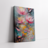 Abstract Flowers abstract painting stretched canvas gallery wrapped canvas, for wall decor - Arts Fiesta Online Art Gallery