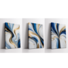 Fluid Patterns Frame Set abstract painting stretched canvas gallery wrapped canvas, for wall decor - Arts Fiesta Online Art Gallery