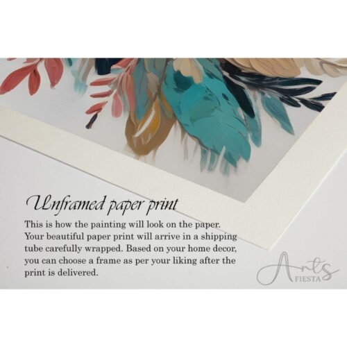 Free Spirit abstract art print, paper print, Arts Fiesta Art Gallery