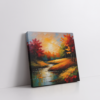 Landscape Art 1, landscape painting stretched canvas gallery wrapped canvas, for wall decor - Arts Fiesta Online Art Gallery