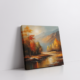 Landscape Art 5, landscape painting stretched canvas gallery wrapped canvas, for wall decor - Arts Fiesta Online Art Gallery