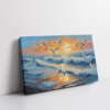 Serenity in Motion, landscape painting stretched canvas gallery wrapped canvas, for wall decor - Arts Fiesta Online Art Gallery