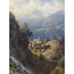 Village in Bernese Alps