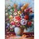 Flower pot oil painting - vintage oil paintings