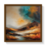 Landscape Art 6, landscape painting, brown framed painting for wall decor - arts fiesta online art gallery