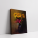 Yellow Flowers, Vintage Landscape, stretched canvas framed print, for wall decor - Arts Fiesta Online Art Gallery