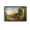 The Ages Of Life – Youth, Vintage Landscape, black framed print, for wall decor - Arts Fiesta Online Art Gallery